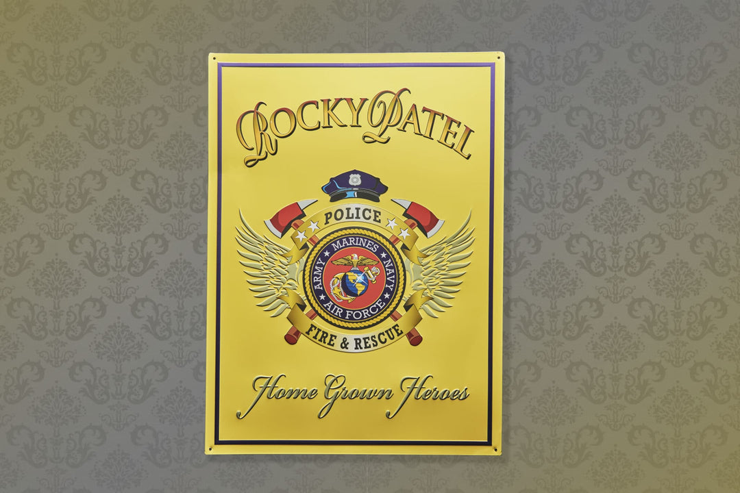 Home Grown Heroes Tin Sign