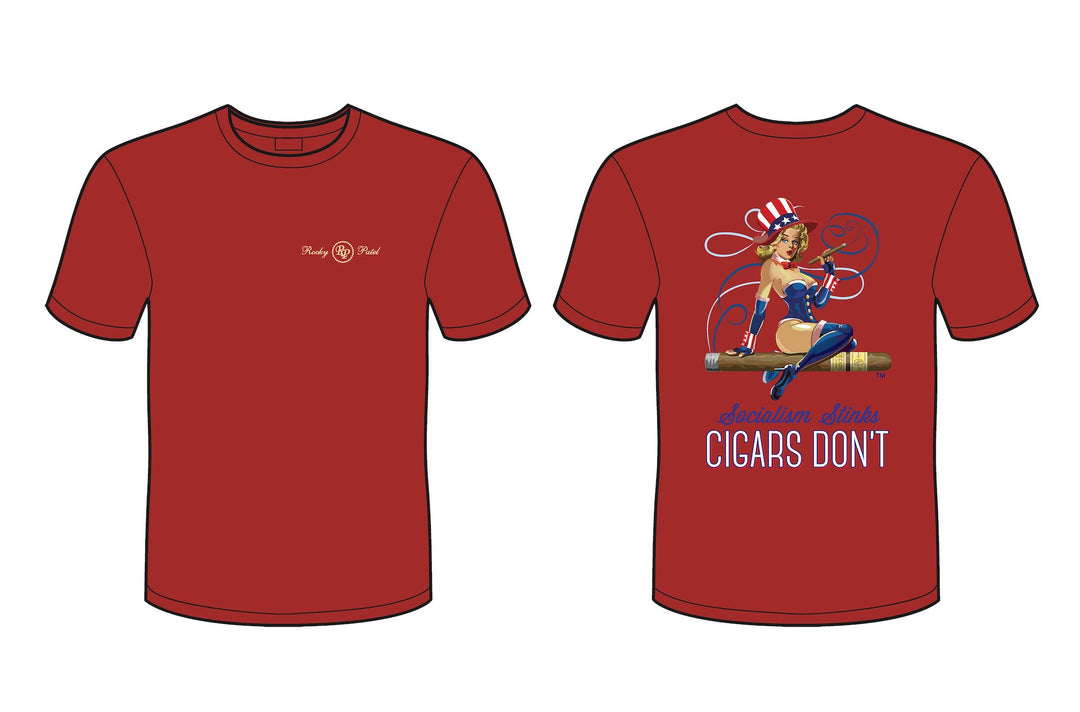 T-Shirt - Socialism Stinks - Clay