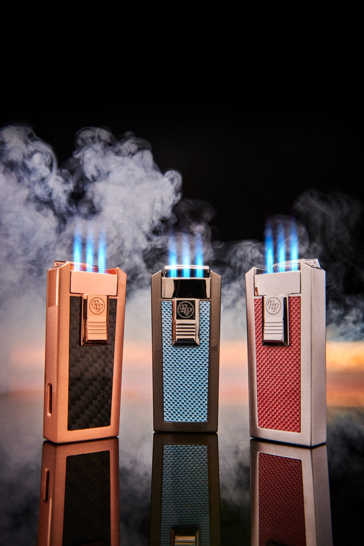 The C.F.O. Triple Flame Lighter Series